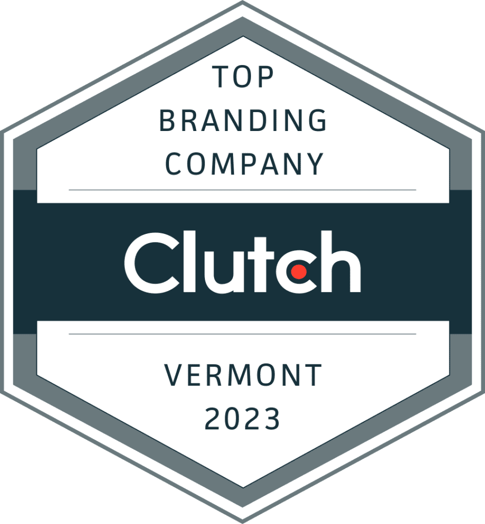 Top branding company in Vermont, clutch badge